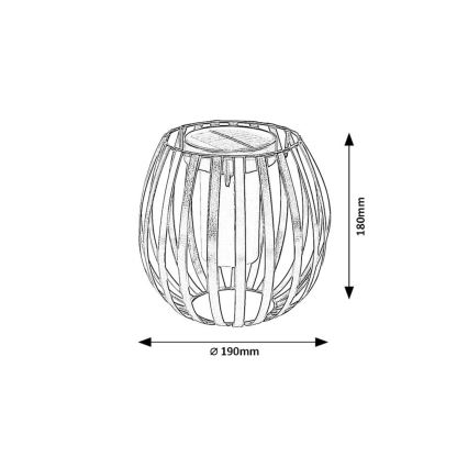 Rabalux - LED Solarna svetilka LED/1W/1,2V 300mAh IP44