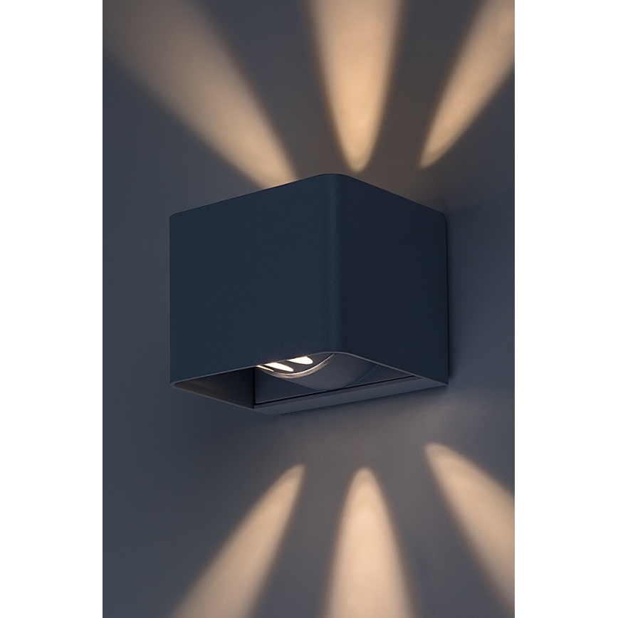 Rabalux - LED Zunanja stenska svetilka LED/10W/230V IP54 siva
