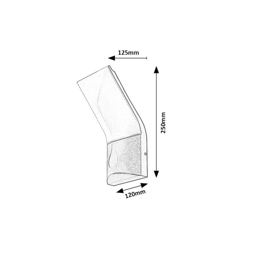 Rabalux - LED Zunanja stenska svetilka LED/10W/230V IP54