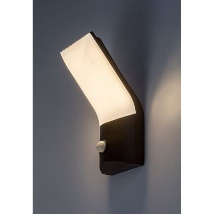 Rabalux - LED Zunanja stenska svetilka s senzorjem LED/10W/230V IP54