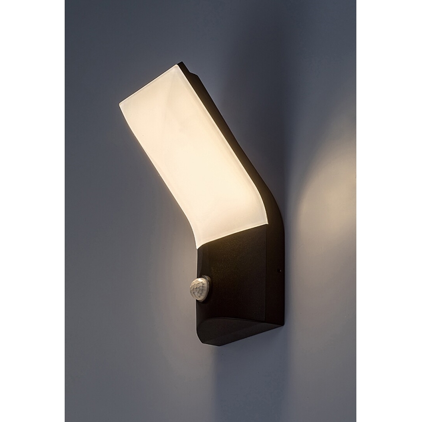 Rabalux - LED Zunanja stenska svetilka s senzorjem LED/10W/230V IP54
