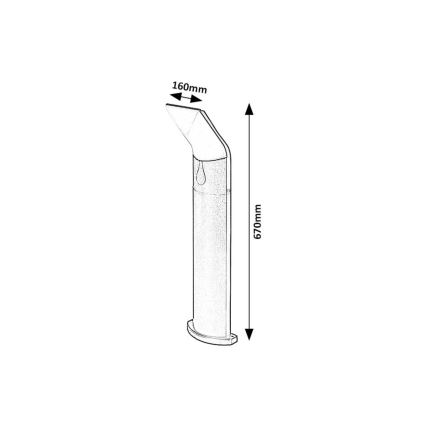 Rabalux - LED Zunanja svetilka LED/10W/230V IP54