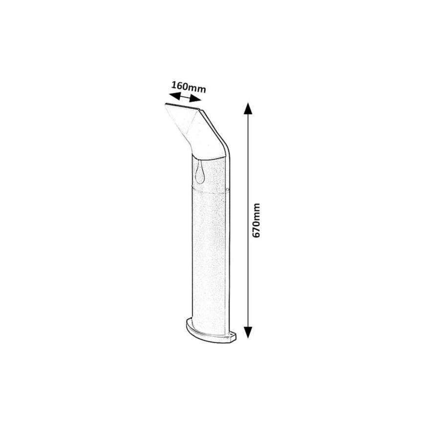 Rabalux - LED Zunanja svetilka LED/10W/230V IP54