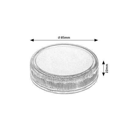 Rabalux - LED Solarna svetilka LED/0,3W/1,2V 800mAh IP65
