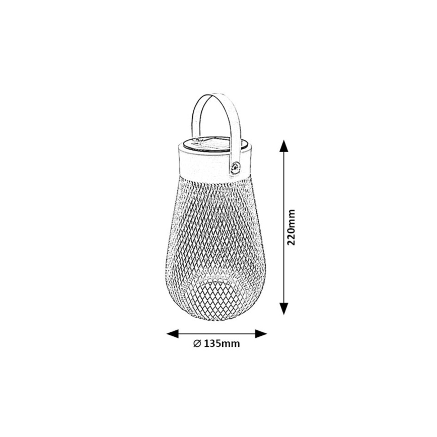 Rabalux - LED Solarna svetilka LED/0,16W/1,2V 400mAh IP44