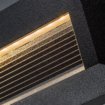 Rabalux - LED zunanja stenska svetilka LED/6W/230V IP65 črna