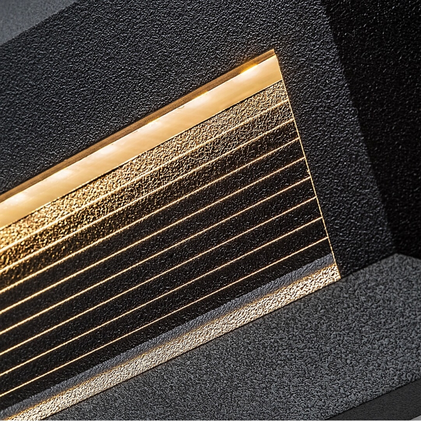 Rabalux - LED zunanja stenska svetilka LED/6W/230V IP65 črna