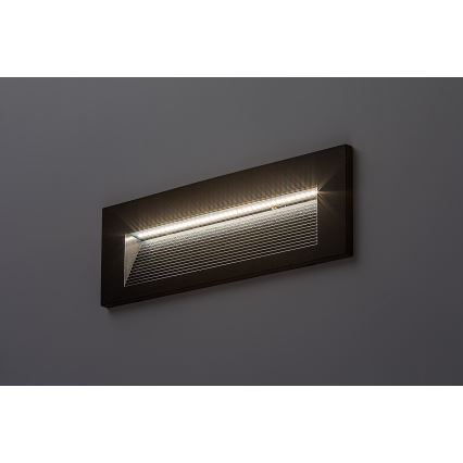 Rabalux - zunanja LED stenska svetilka 6W/230V IP65, črna