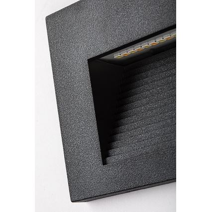 Rabalux - zunanja LED stenska svetilka 6W/230V IP65, črna