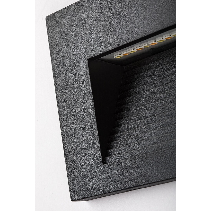 Rabalux - zunanja LED stenska svetilka 6W/230V IP65, črna