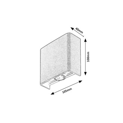 Rabalux - LED zunanje stensko svetilo 2W/230V 2000/2700/4000K IP65
