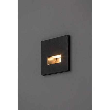 Rabalux - LED stopniščno svetilo LED/1W/230V 3000/4500/6500K črna