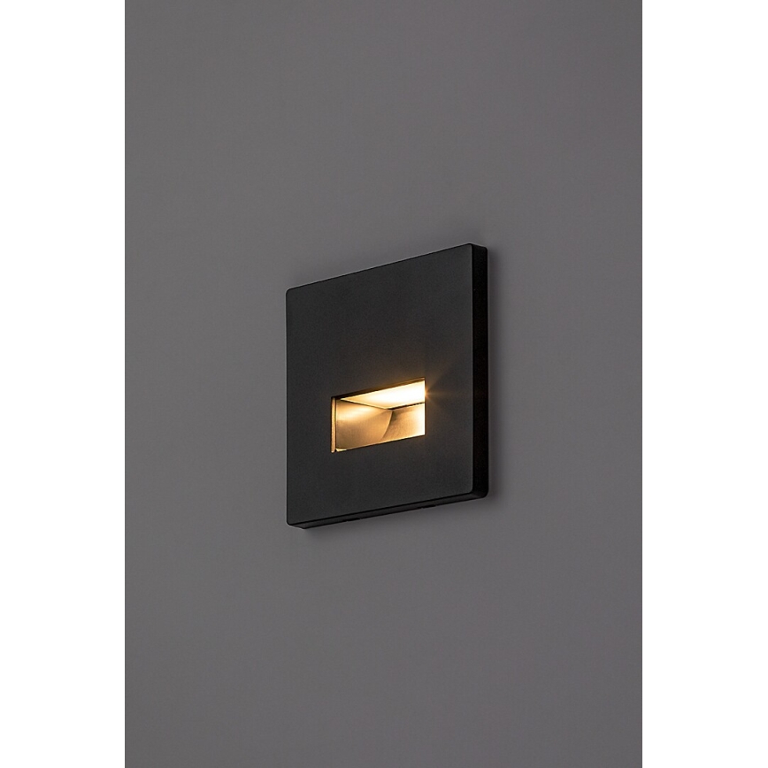 Rabalux - LED stopniščno svetilo LED/1W/230V 3000/4500/6500K črna
