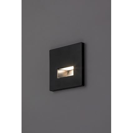 Rabalux - LED stopniščno svetilo LED/1W/230V 3000/4500/6500K črna
