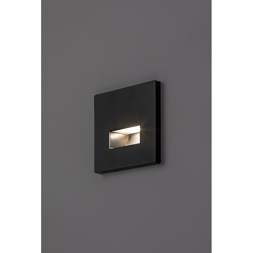 Rabalux - LED stopniščno svetilo LED/1W/230V 3000/4500/6500K črna