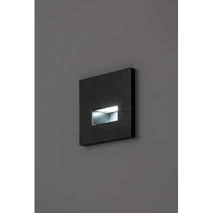 Rabalux - LED stopniščno svetilo LED/1W/230V 3000/4500/6500K črna