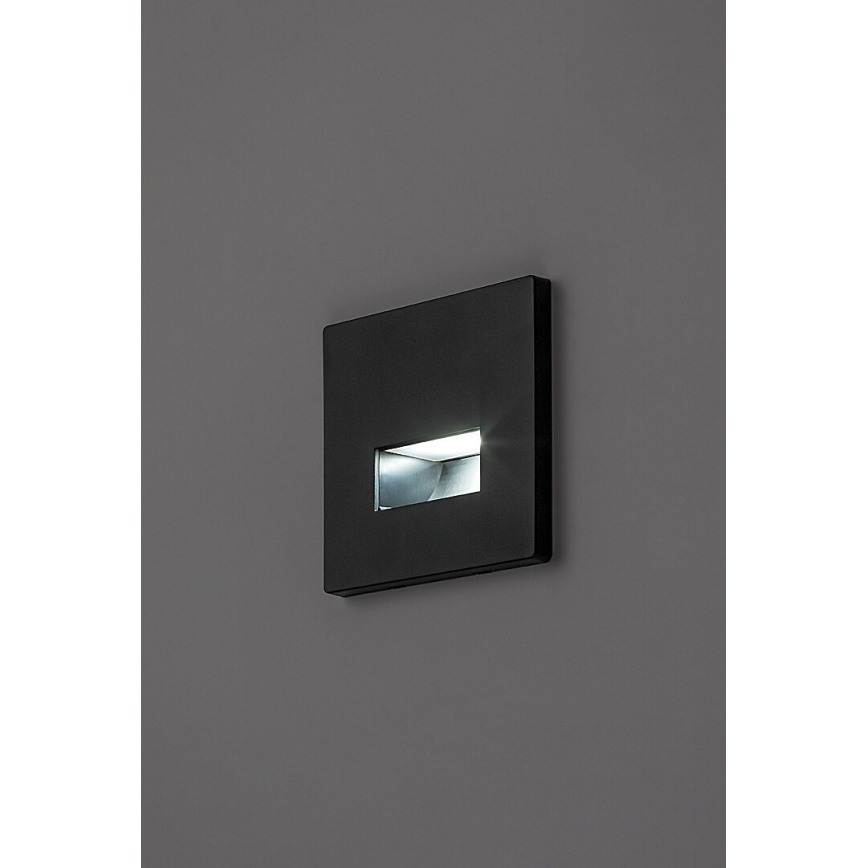 Rabalux - LED stopniščno svetilo LED/1W/230V 3000/4500/6500K črna
