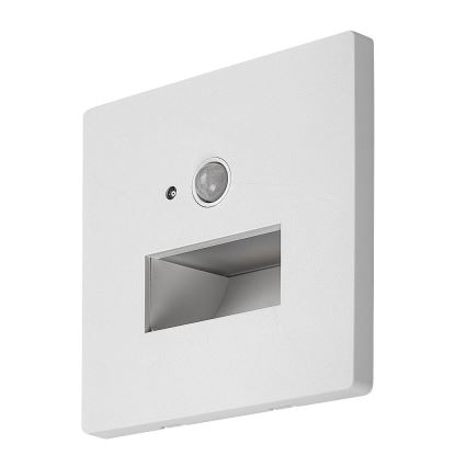 Rabalux - LED stopniščno svetilo s senzorjem gibanja in mraka LED/1W/230V 3000/4500/6500K bela