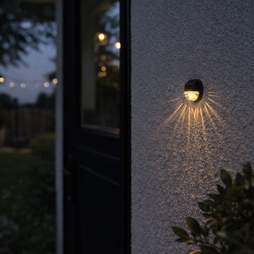 Rabalux - KOMPLET 2x LED sončna stenska svetilka LED/0,06W/1,2V 300 mAh IP44