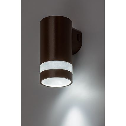 Rabalux - LED zunanja stenska svetilka LED/9W/230V IP65 rjava