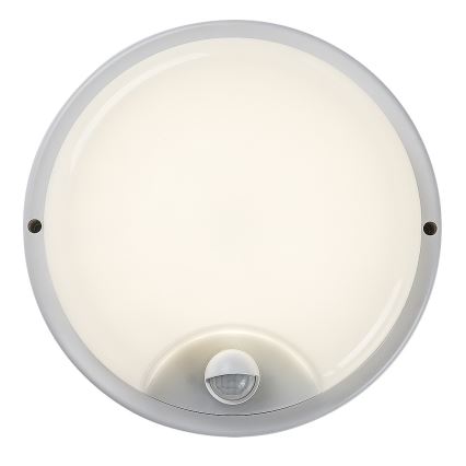 Rabalux - LED zunanja stenska svetilka s senzorjem LED/18W/230V IP65 bela