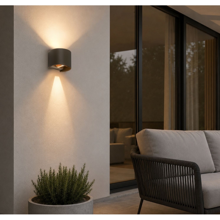 Rabalux - LED zunanja stenska svetilka LED/5W/230V 2700/4000/6500K IP54 bež