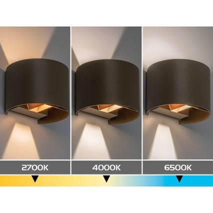 Rabalux - LED zunanja stenska svetilka LED/5W/230V 2700/4000/6500K IP54 bež