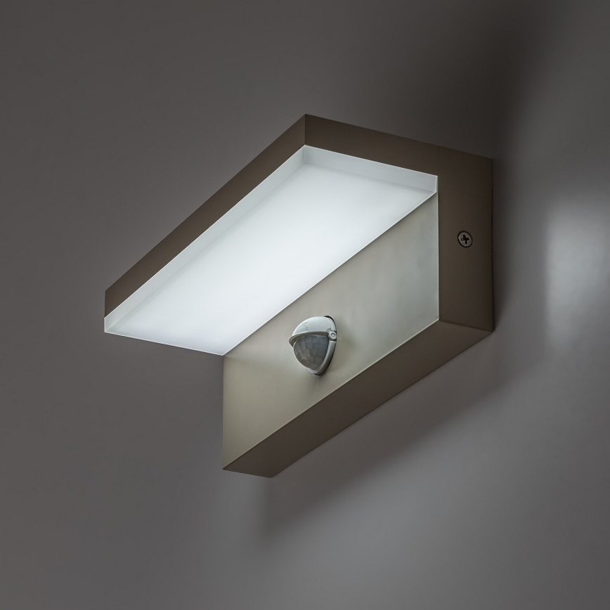 Rabalux - LED Zunanja stenska svetilka s senzorjem LED/9W/230V IP54 bež
