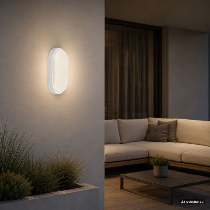 Rabalux - LED zunanja stenska svetilka LED/14W/230V IP54 bela