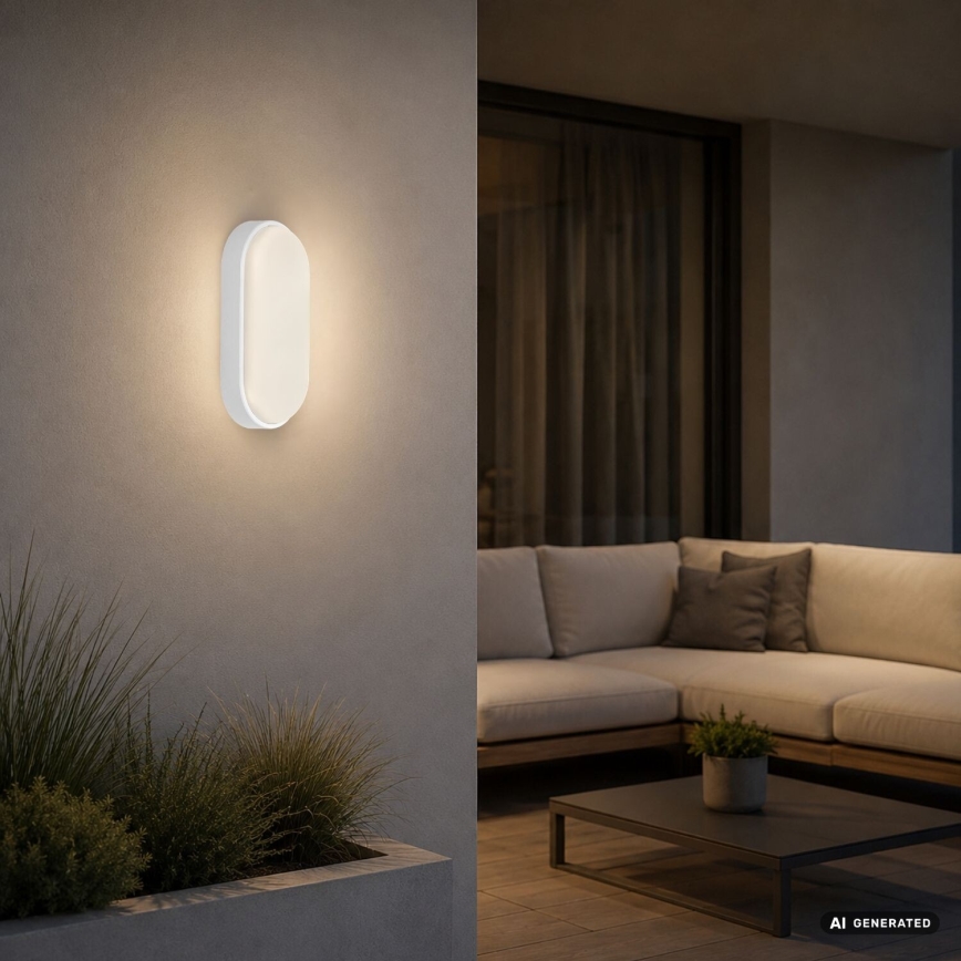 Rabalux - LED zunanja stenska svetilka LED/14W/230V IP54 bela
