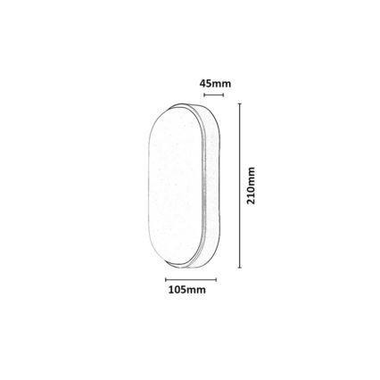 Rabalux - LED zunanja stenska svetilka LED/14W/230V IP54 bela