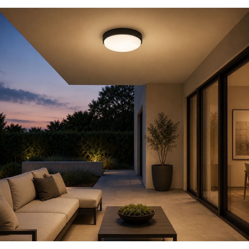 Rabalux - LED Zunanja stropna svetilka LED/14W/230V IP54 črna