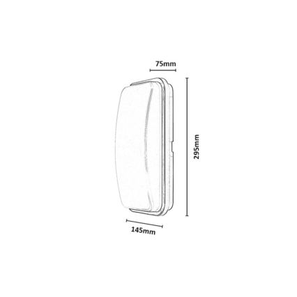Rabalux - LED zunanja stenska svetilka LED/20W/230V 4000K IP65