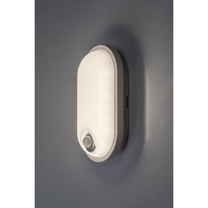 Rabalux - LED Zunanja stropna svetilka s senzorjem LED/15W/230V IP65 bela