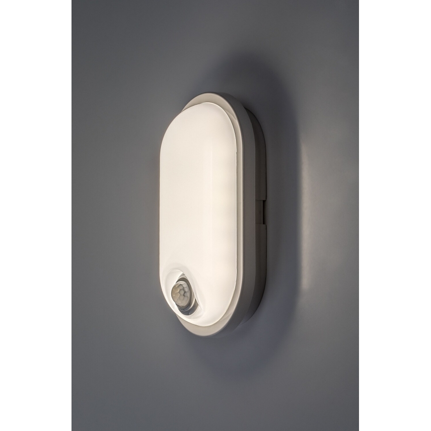 Rabalux - LED Zunanja stropna svetilka s senzorjem LED/15W/230V IP65 bela
