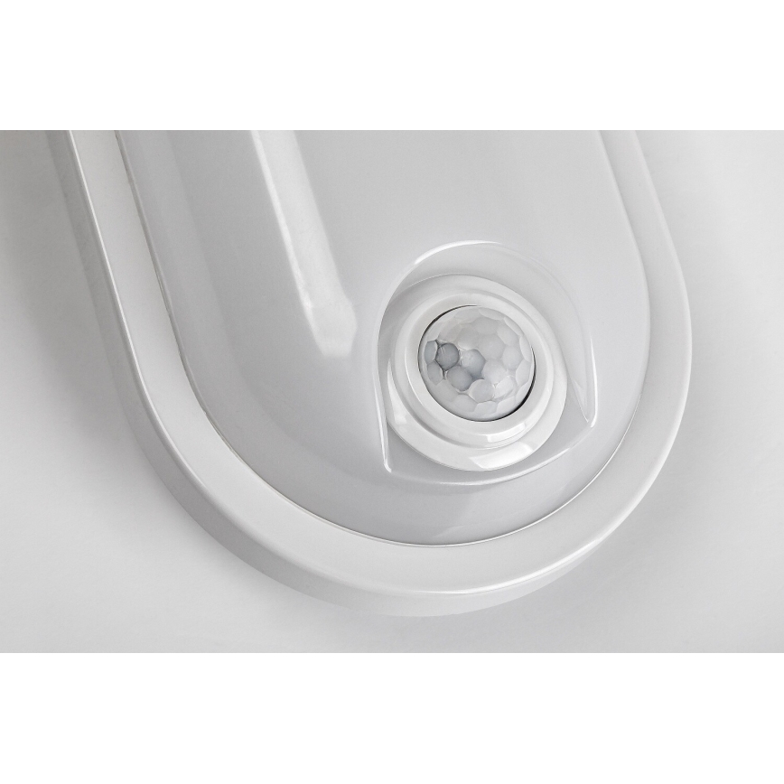 Rabalux - LED Zunanja stropna svetilka s senzorjem LED/15W/230V IP65 bela