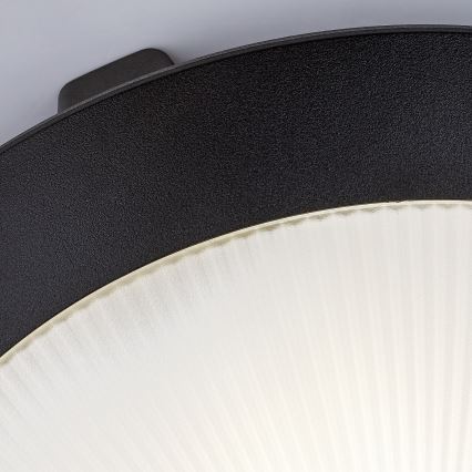 Rabalux - Zunanja stropna svetilka 1xE27/9W/230V IP65 premer 30 cm črna