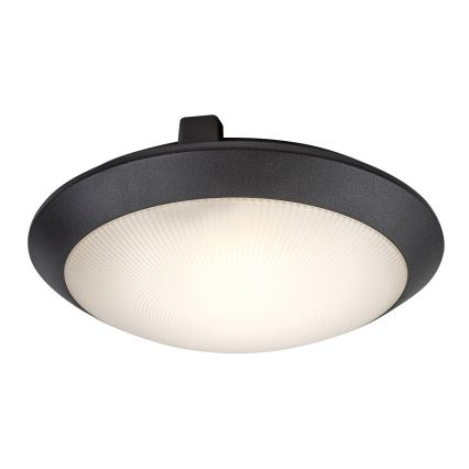 Rabalux - Zunanja stropna svetilka 1xE27/9W/230V IP65 premer 30 cm črna