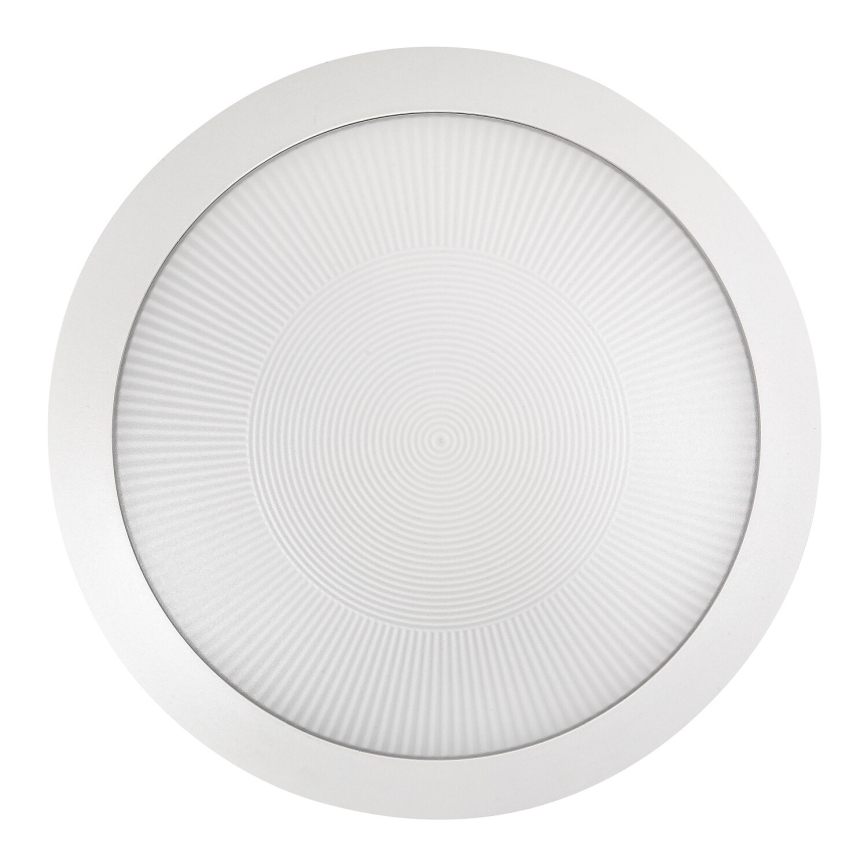 Rabalux - Zunanja stropna svetilka 1xE27/9W/230V IP65 premer 30 cm bela