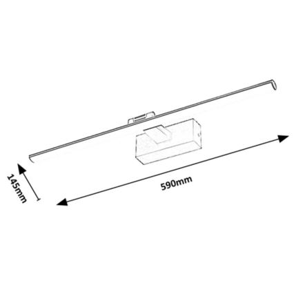 Rabalux - LED Svetilka za slike LED/12W/230V 3000K 59 cm