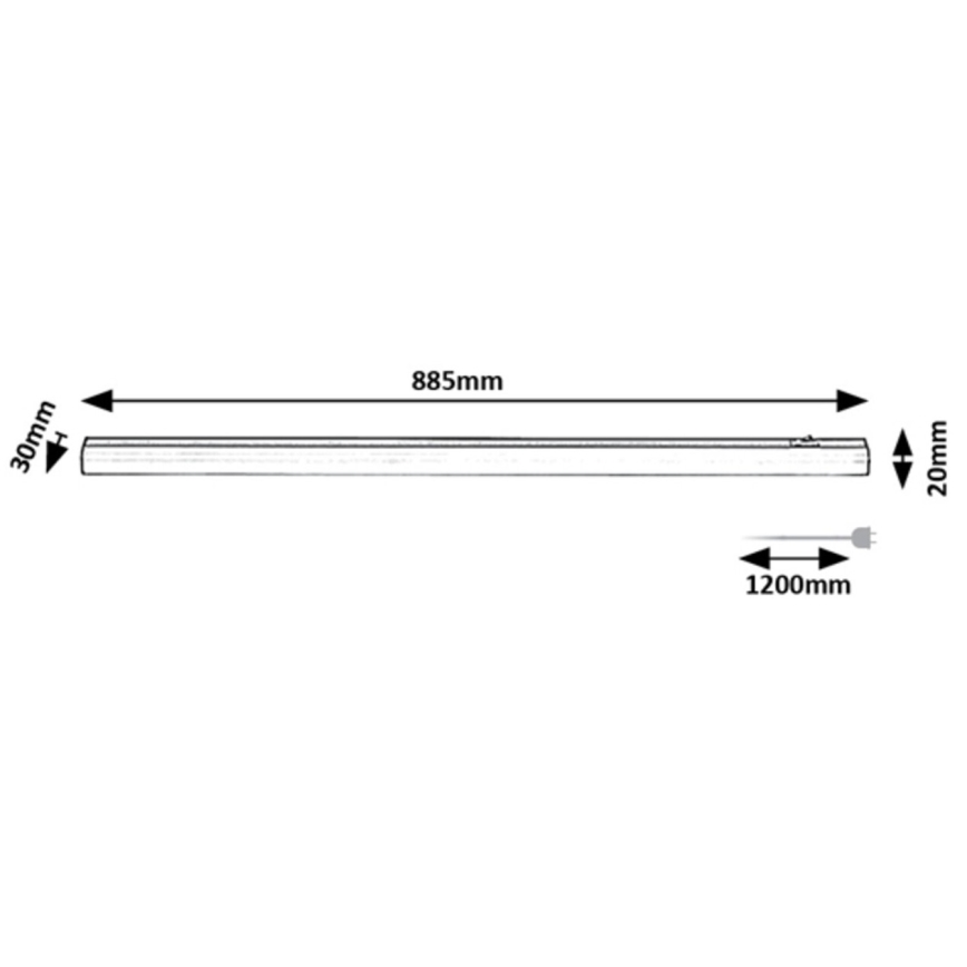 Rabalux - LED Podelementna svetilka LED/13W/230V 4000K 88 cm