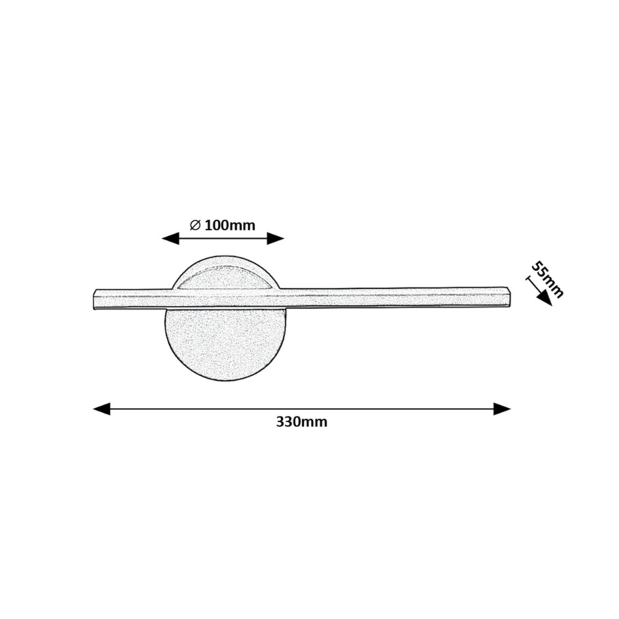 Rabalux - LED Stenska svetilka LED/6W/230V 4000K