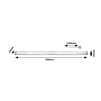 Rabalux - LED Kuhinjska podelementna svetilka LED/5W/230V 4000K 50 cm