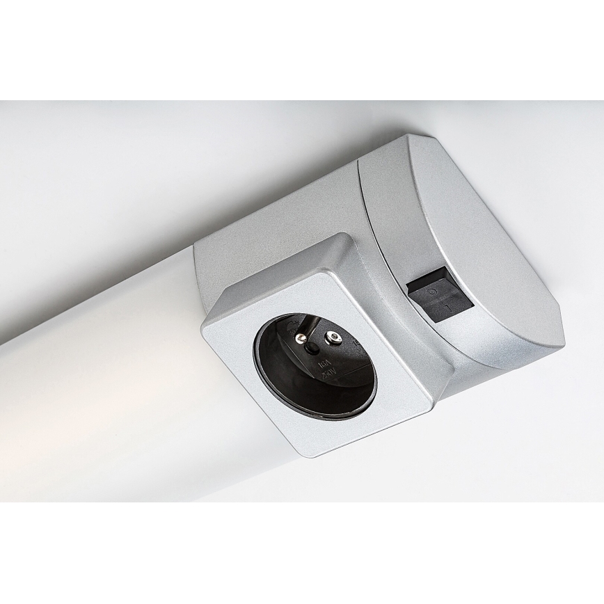 Rabalux - LED Podelementna svetilka z vtičnico LED/5W/230V 4000K 45 cm srebrna