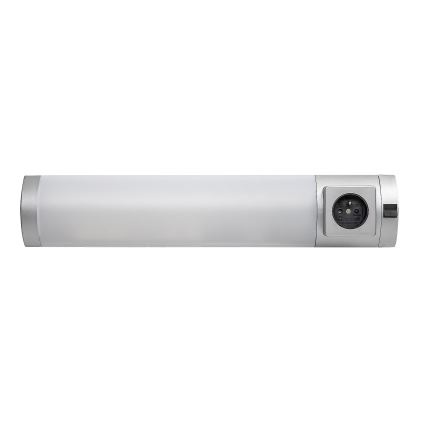 Rabalux - LED Podelementna svetilka z vtičnico LED/5W/230V 4000K 45 cm srebrna