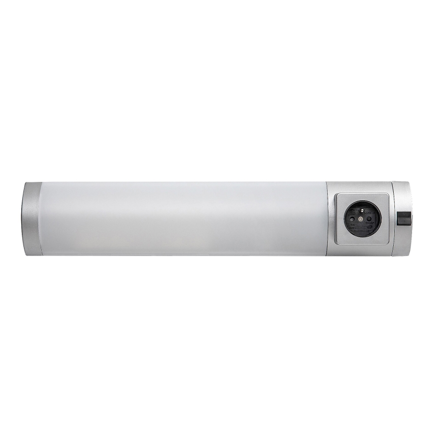Rabalux - LED Podelementna svetilka z vtičnico LED/5W/230V 4000K 45 cm srebrna