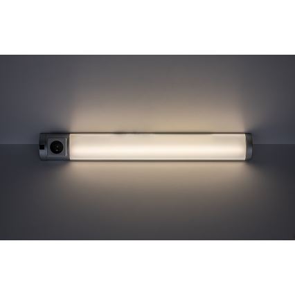Rabalux - LED Podelementna svetilka z vtičnico LED/8W/230V 4000K 68 cm srebrna