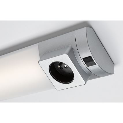 Rabalux - LED Podelementna svetilka z vtičnico LED/8W/230V 4000K 68 cm srebrna