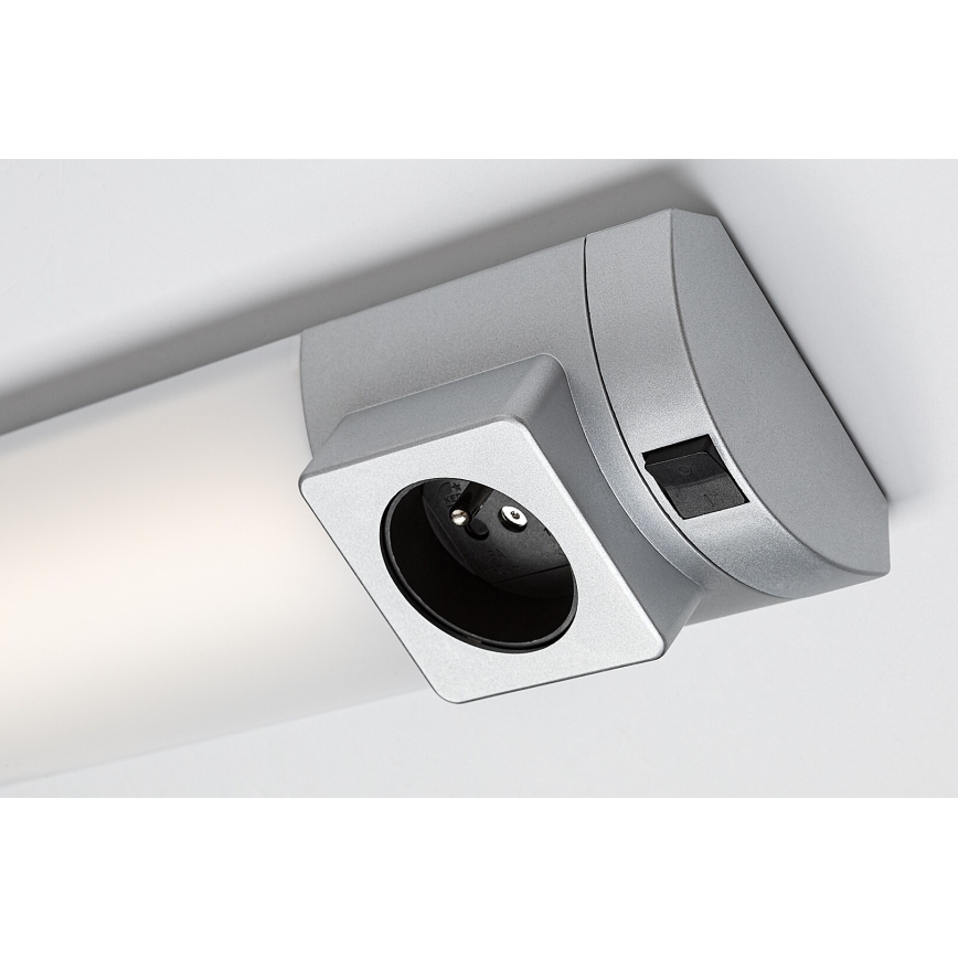 Rabalux - LED Podelementna svetilka z vtičnico LED/8W/230V 4000K 68 cm srebrna