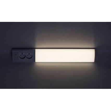 Rabalux - LED Podelementna svetilka z vtičnicami LED/10W/230V 4000K 50 cm bela